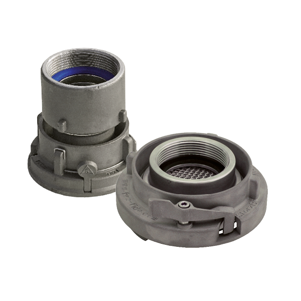 Storzkupplungen V4A drehbar mit Sperrklinke