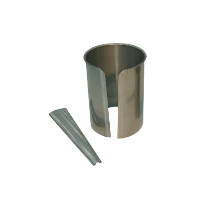 Stützhülsen aus Edelstahl 1.4301 mit Keil für PE Rohre SDR11/S5